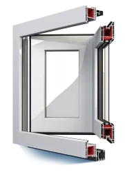 uPVC Bifold Doors IDEAL 4000 Fold line