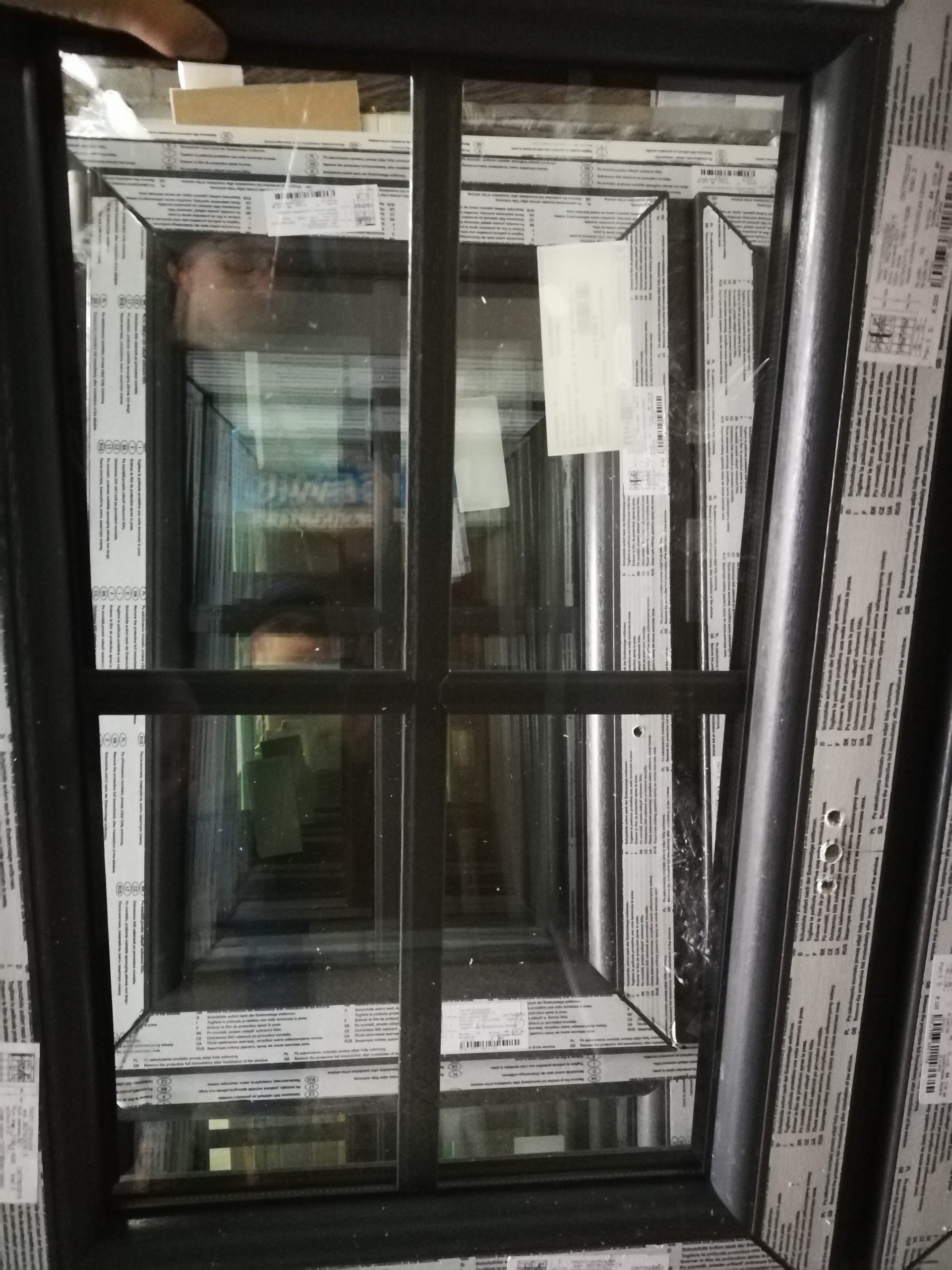 Inside-glazing muntin bars
