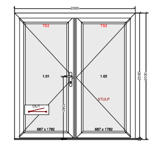 French door