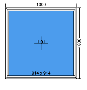 Feststehendes Fenster