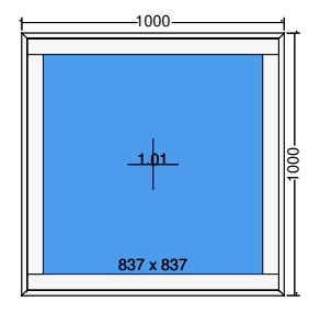 Feststehendes Fenster