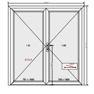 French door