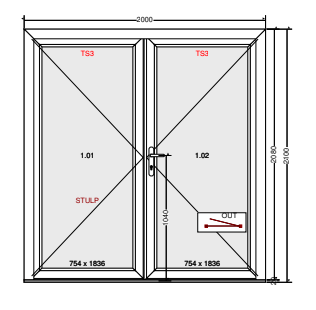 French door