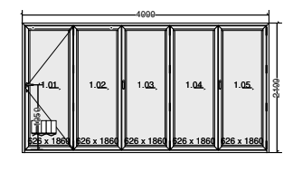 Folding doors