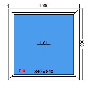 Feststehendes Fenster