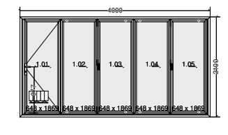 Folding doors