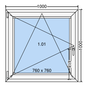 Tilt and turn window