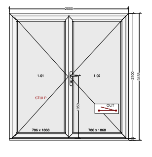 French door