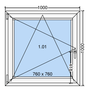 Tilt and turn window