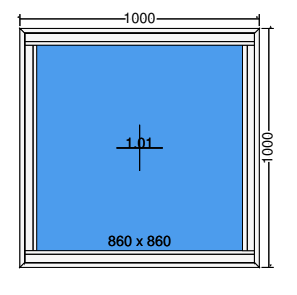 Feststehendes Fenster