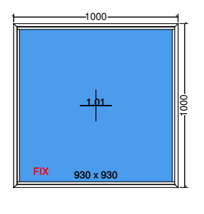 Feststehendes Fenster