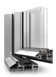 Aluminium Window MaxLight Steel
