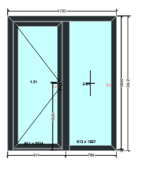 Fireproof door with one side panel