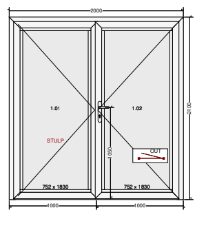 French door