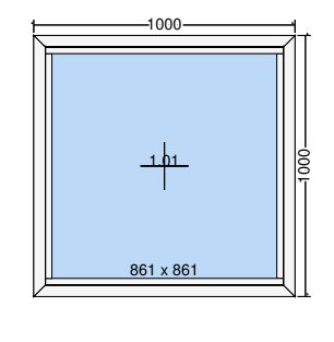 Feststehendes Fenster