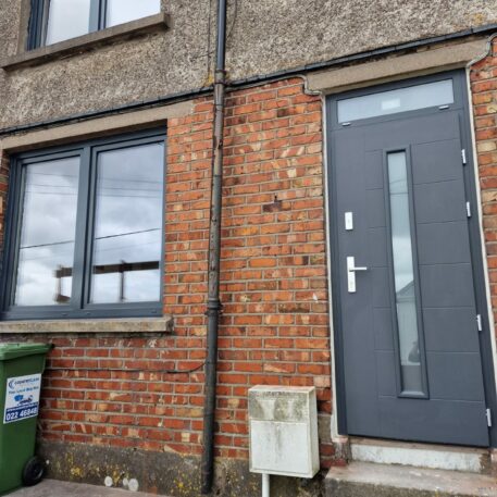 uPVC windows IDEAL 4000 and steel door 42 PREMIUM TERMO | Co. Cork | #107