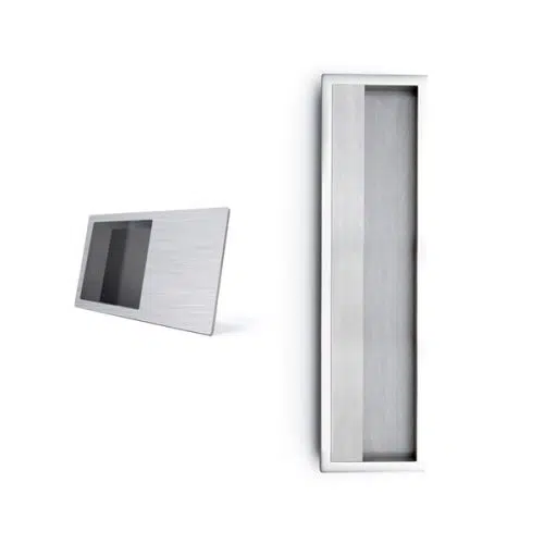 Recessed handle Pocket (INOX)|Recessed handle Pocket (Black)|Steel Composite Doors 32b|Steel Composite Doors GF06