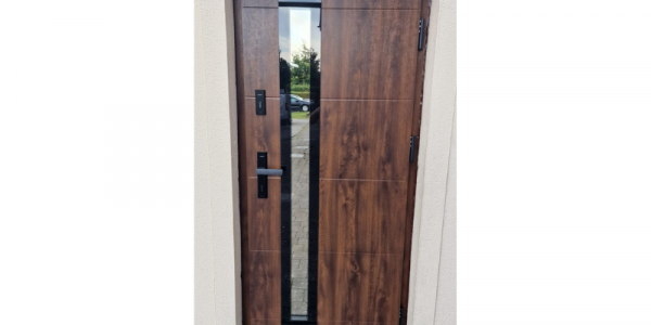 Steel Doors Wikęd model GL02c  Product line: OPTIMUM TERMO | Country Kildare | #137