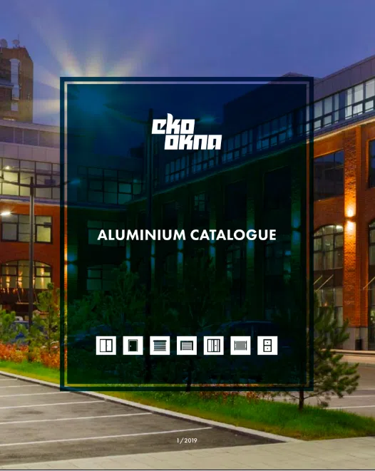 Aluminium joinery – EkoOkna product catalogue