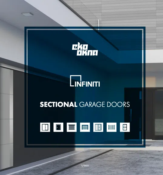 Sectional garage doors – EkoOkna product catalogue