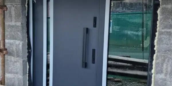 uPVC Windows and Back Door IDEAL 8000 | Aluminium Window MB-86N SI | Wikęd Steel Door model 26b Product line: OPTIMUM TERMO | Aluminium Sliding Doors MB-77HS | Co. Cork | #188