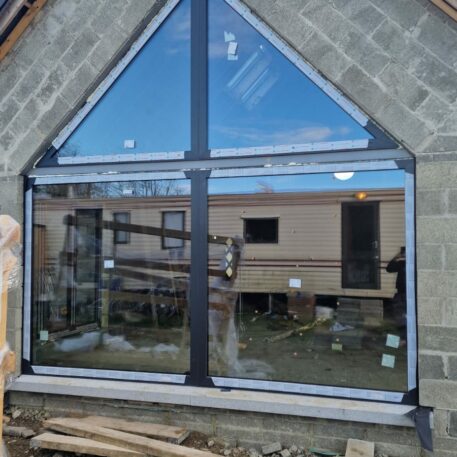 uPVC Windows IDEAL 5000 | French Door and Window uPVC Windows IDEAL 4000 | Aluminium Sliding Doors Panorama Fold line | Aluminium Doors AluLine 44 | Co. Wicklow | #189