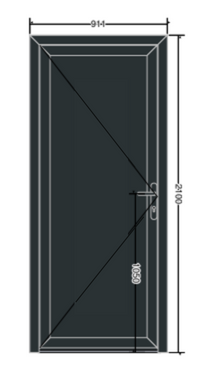 Full panel door