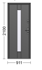 Optimum Termo Glass panel door
