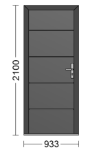 Prestige Lux Full panel door