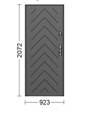 Full panel door		