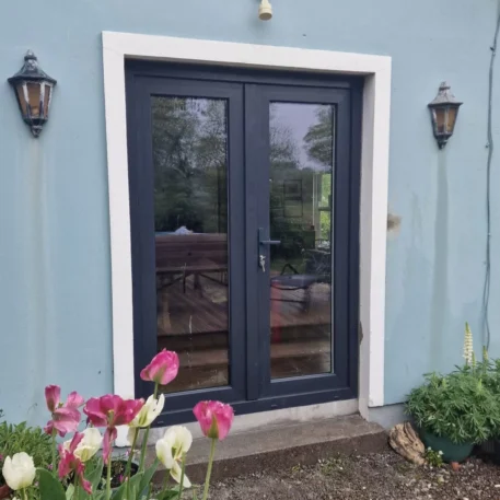 uPVC French doors BluEvolution 82