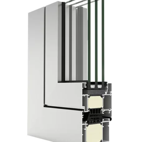 Aluminium-Fenster COR 80 Industrie Passivhaus TB