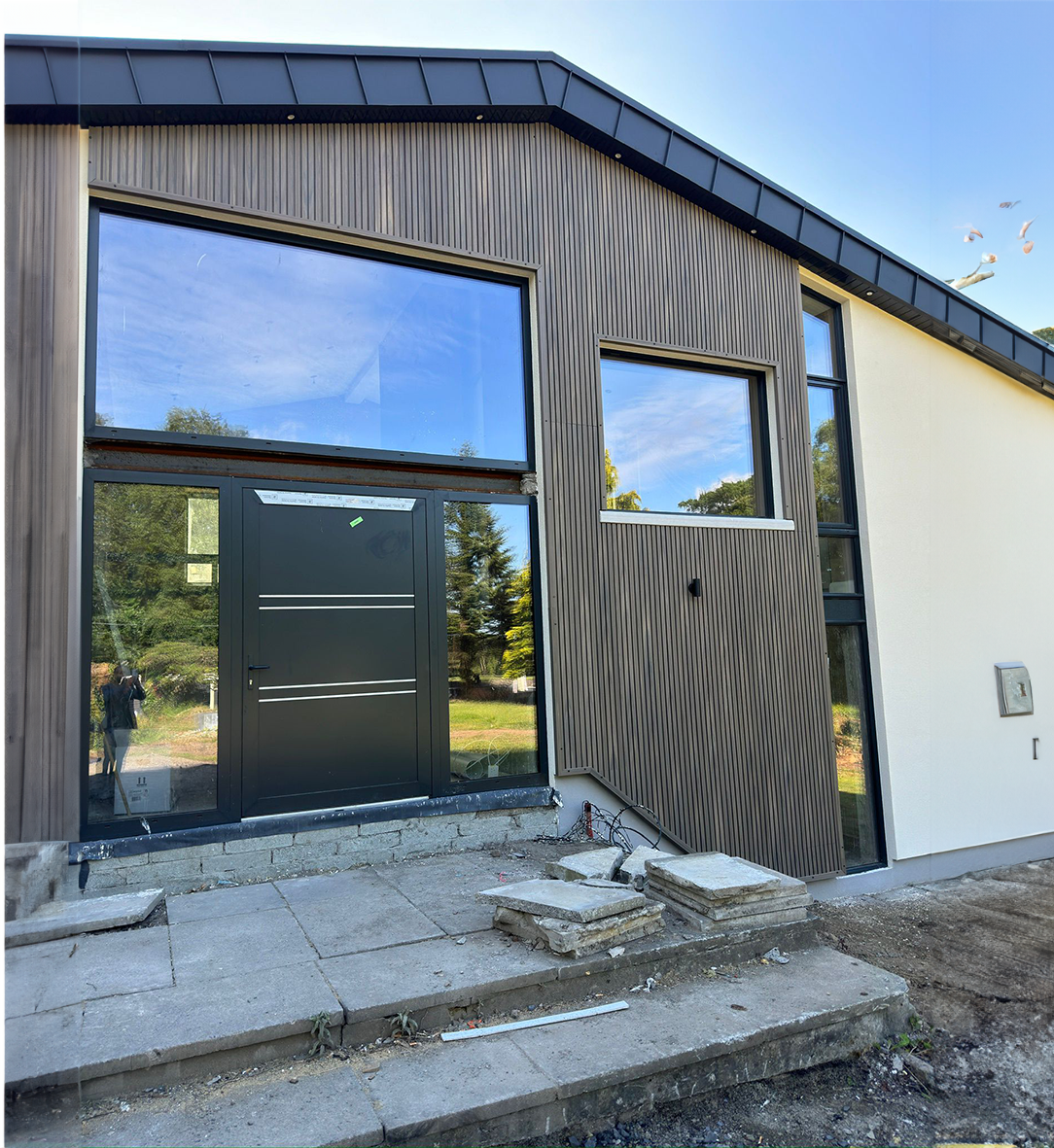 Aluminium Windows and Back Doors SlimLine 38 | Aluminium Front Doors Masterline 8 Pivot | Aluminium Sliding Doors MB-77HS | Dublin | #365