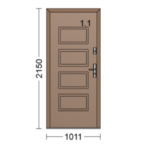 Steel Composite Doors 13 OPTIMUM TERMO