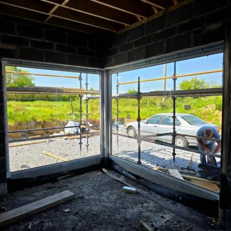 PVC Fenster Salamander greenEvolution 76 3D | Wikęd Stahltüren Modell 26B Produktlinie: OPTIMUM TERMO | uPVC Schiebetüren EvolutionDrive Plus+ Smart | Galway | #492