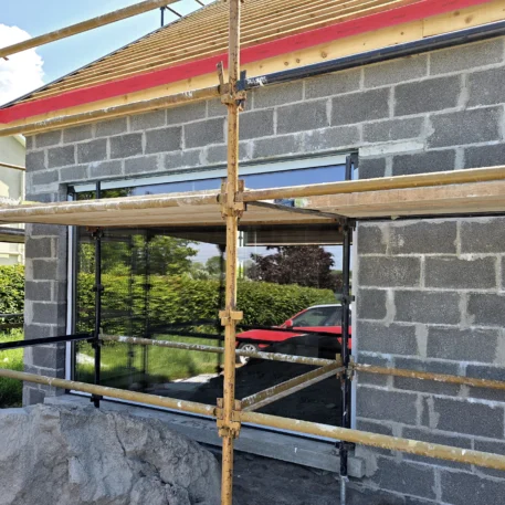 uPVC Windows Salamander greenEvolution 76 3D