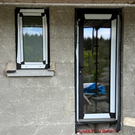 uPVC Windows and Doors Salamander greenEvolution 76 3D