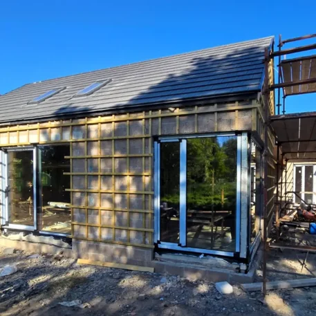 PVC Fenster und Türen Salamander BluEvolution 82 | Wikęd Stahltüren Modell 26D Produktlinie: OPTIMUM TERMO | uPVC Schiebetüren EvolutionDrive Plus+ | Antrim | #508