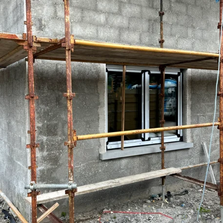 uPVC Windows Salamander greenEvolution 76 3D