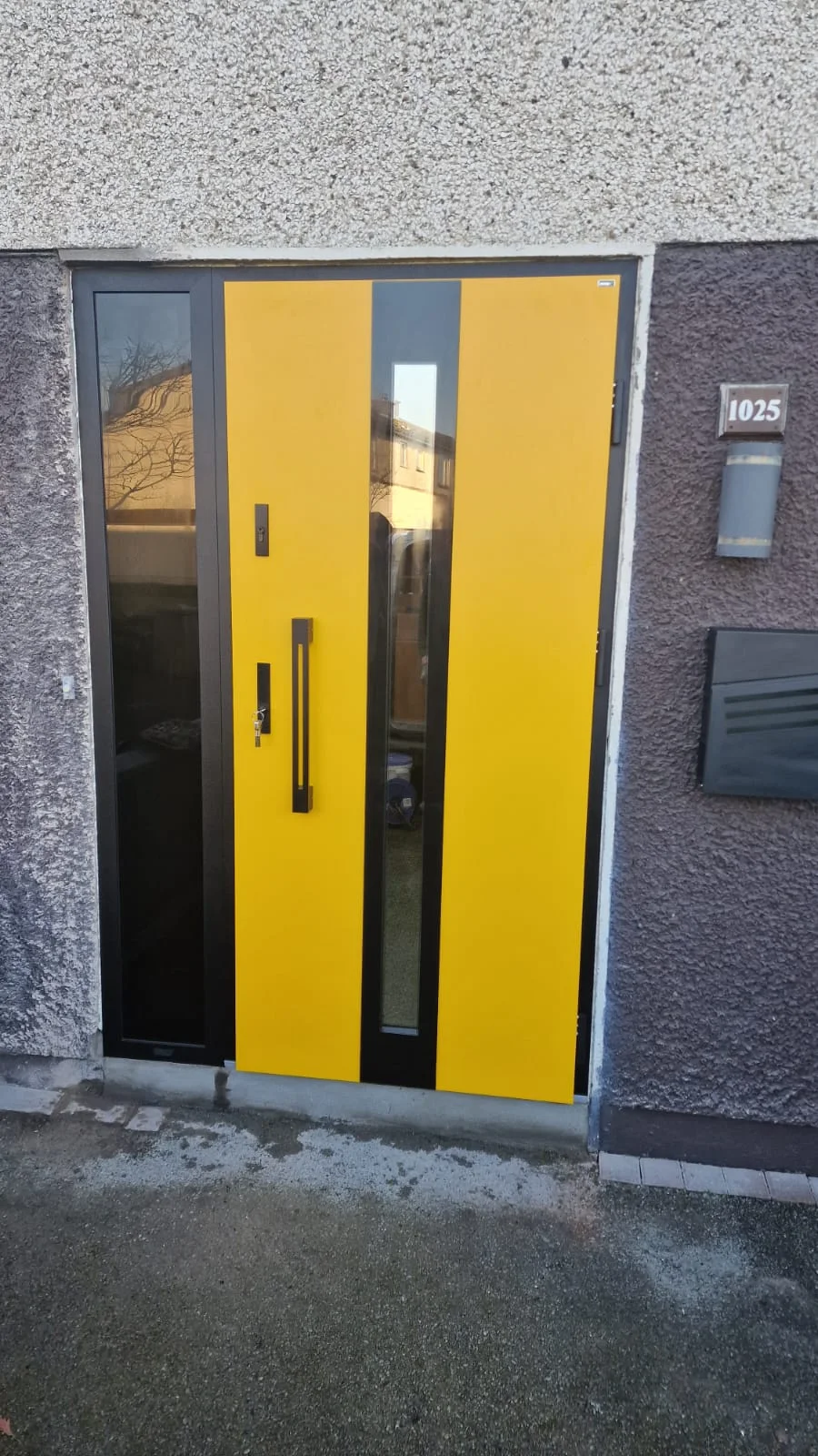 yellow front door