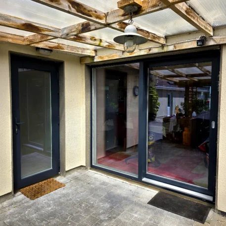 uPVC Back Doors Salamander BluEvolution 82 | uPVC Sliding Doors EvolutionDrive Plus+ Smart