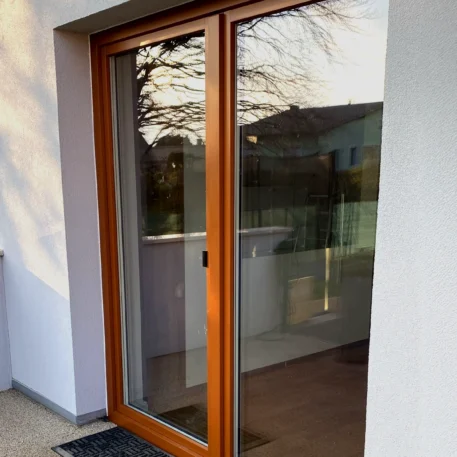 uPVC Balcony Doors Salamander greenEvolution 76 3D