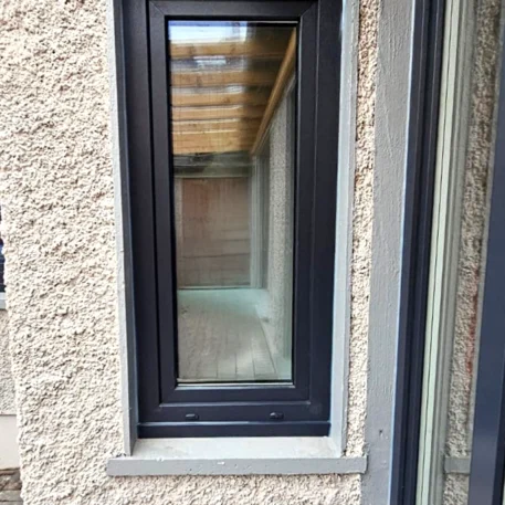 uPVC Window Salamander greenEvolution 76 3D