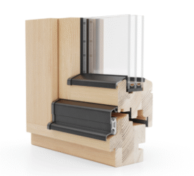 Holzfenster Naturo 80