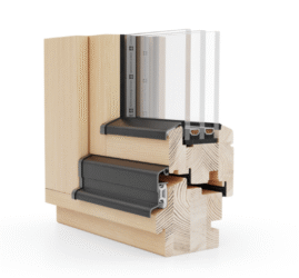 Holzfenster Naturo 92
