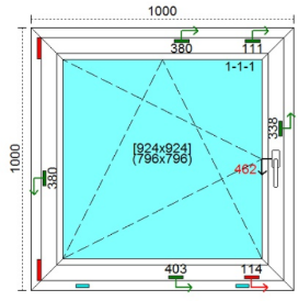 Tilt and turn window