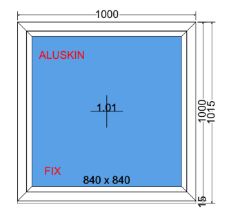 Feststehendes Fenster