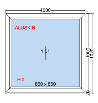 Feststehendes Fenster