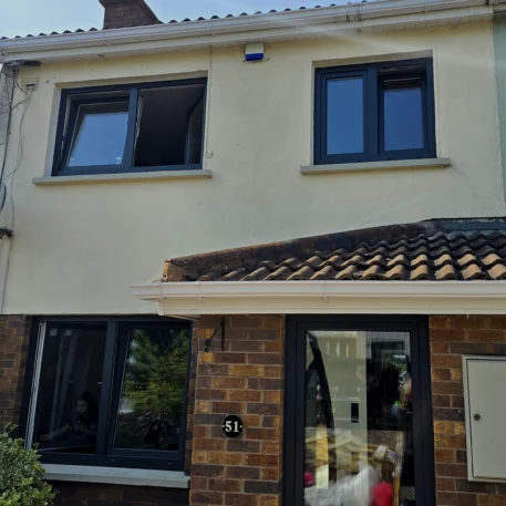 uPVC Windows Salamander BluEvolution 82 | Wikęd Steel Doors model 31 Product line: OPTIMUM TERMO