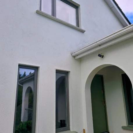 uPVC Windows Salamander greenEvolution 76 3D